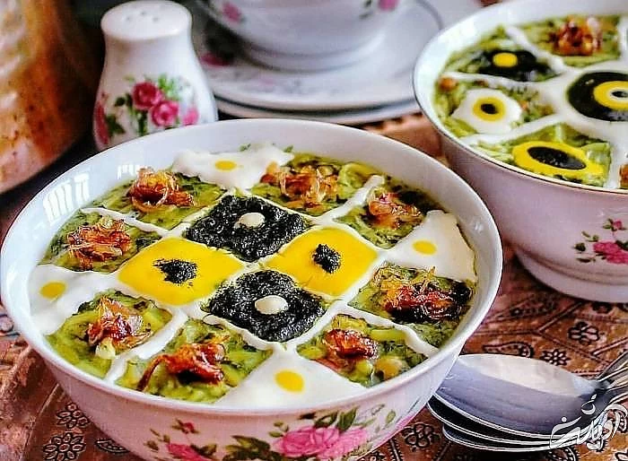تزیین آش نذری آش نذری